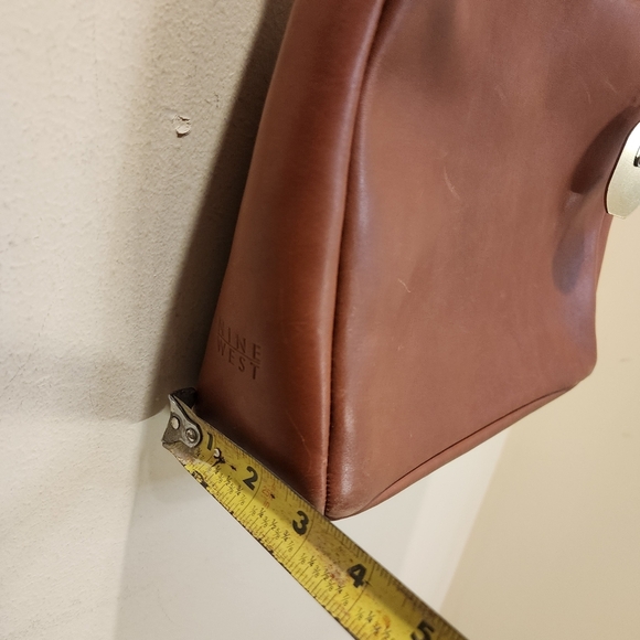 Nine West Vintage Brown Leather Shoulder Bag - Picture 15 of 15